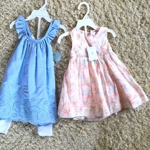 New w/ tags Toddler outfits  Tahari top/pants set & Tommy Bahama dress